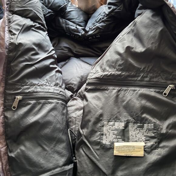 Mountain Hardwear gray down puffer jacket size 12 - Picture 7 of 11